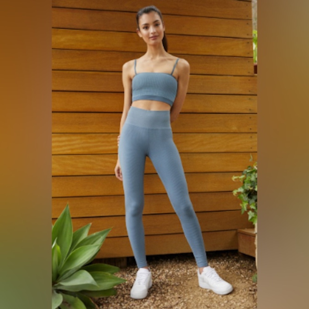 Spiritual gangster ribbed leggings - NWT